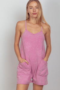 Polly Pink Romper