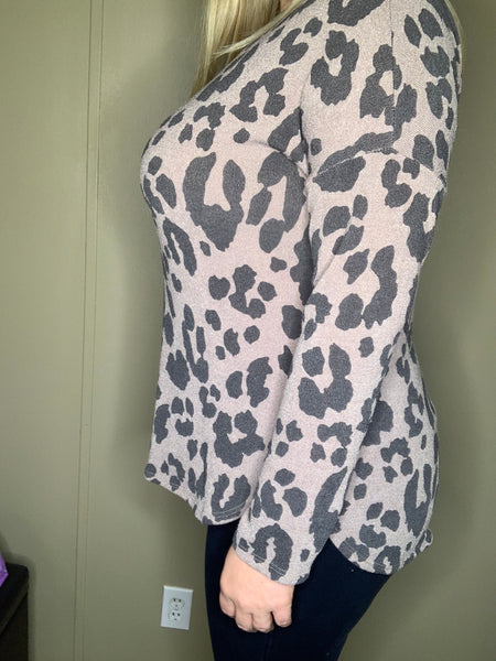 Mocha Leopard Long Sleeve