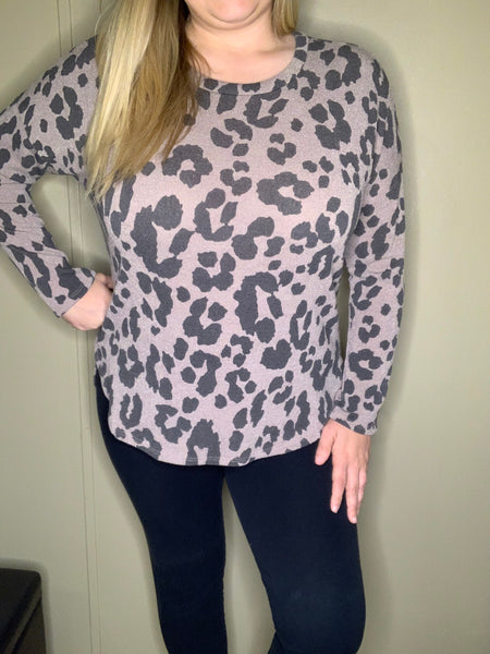 Mocha Leopard Long Sleeve